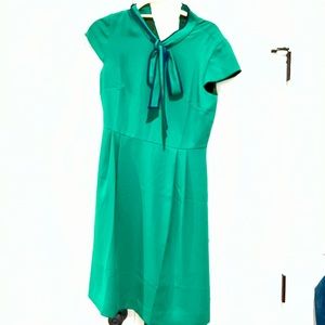 Jcrew tie front bow dress